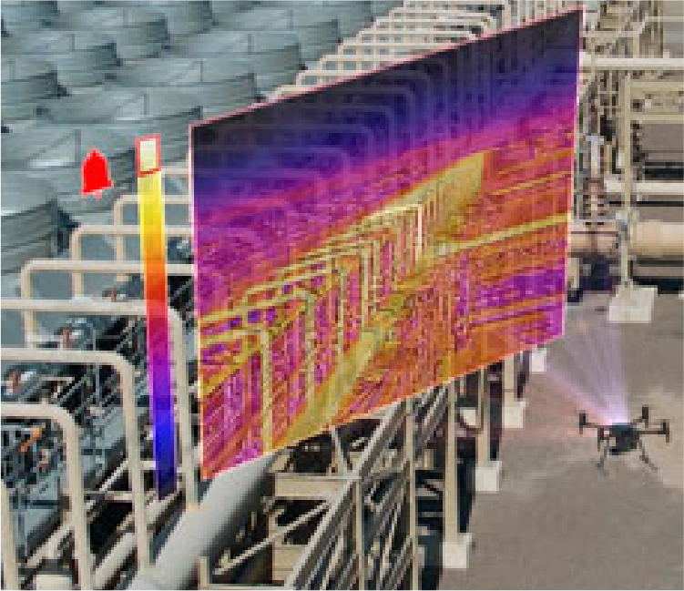 Thermal inspection using Infrared Drones